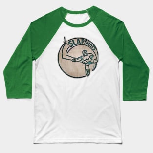 Troy Slapshots Hockey Baseball T-Shirt